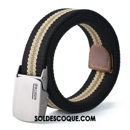 Ceinture Femme Mode Lisse Rouge Toile Homme En Vente