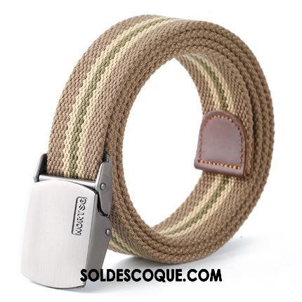 Ceinture Femme Mode Lisse Rouge Toile Homme En Vente