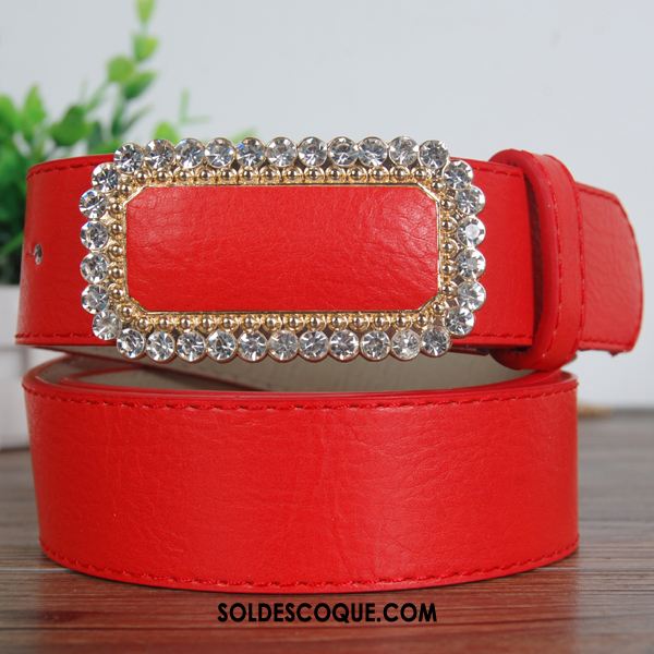 Ceinture Femme Mode Pierres De Strass Bien Simple Décoration En Ligne