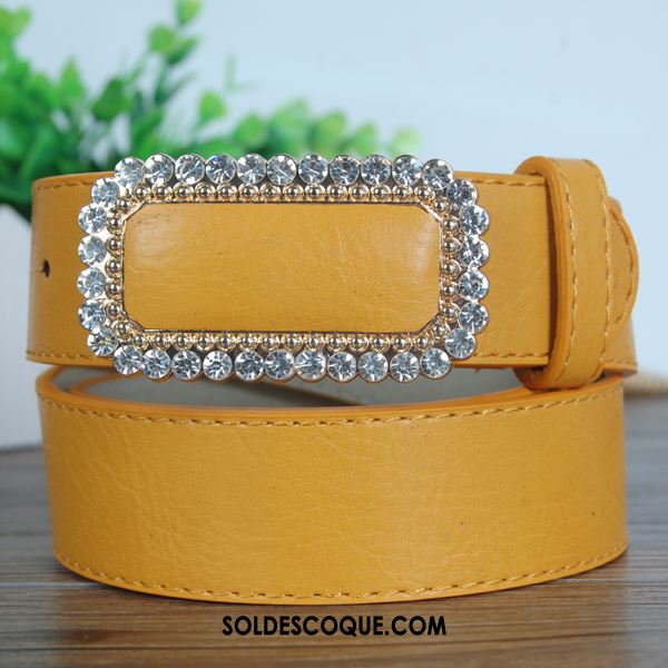 Ceinture Femme Mode Pierres De Strass Bien Simple Décoration En Ligne