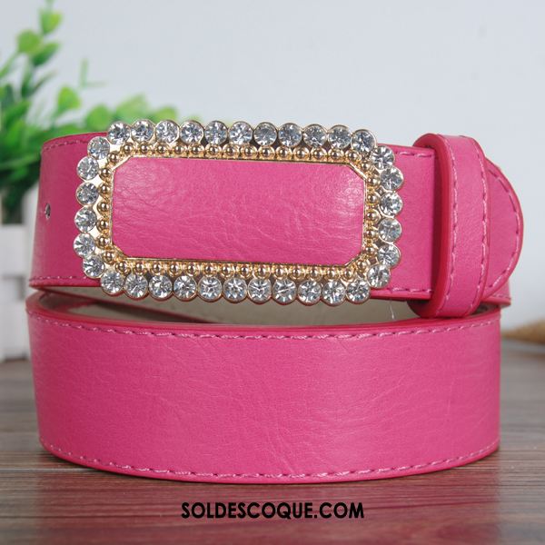 Ceinture Femme Mode Pierres De Strass Bien Simple Décoration En Ligne