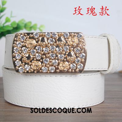 Ceinture Femme Mode Pierres De Strass Bien Simple Décoration En Ligne