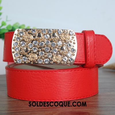 Ceinture Femme Mode Pierres De Strass Bien Simple Décoration En Ligne