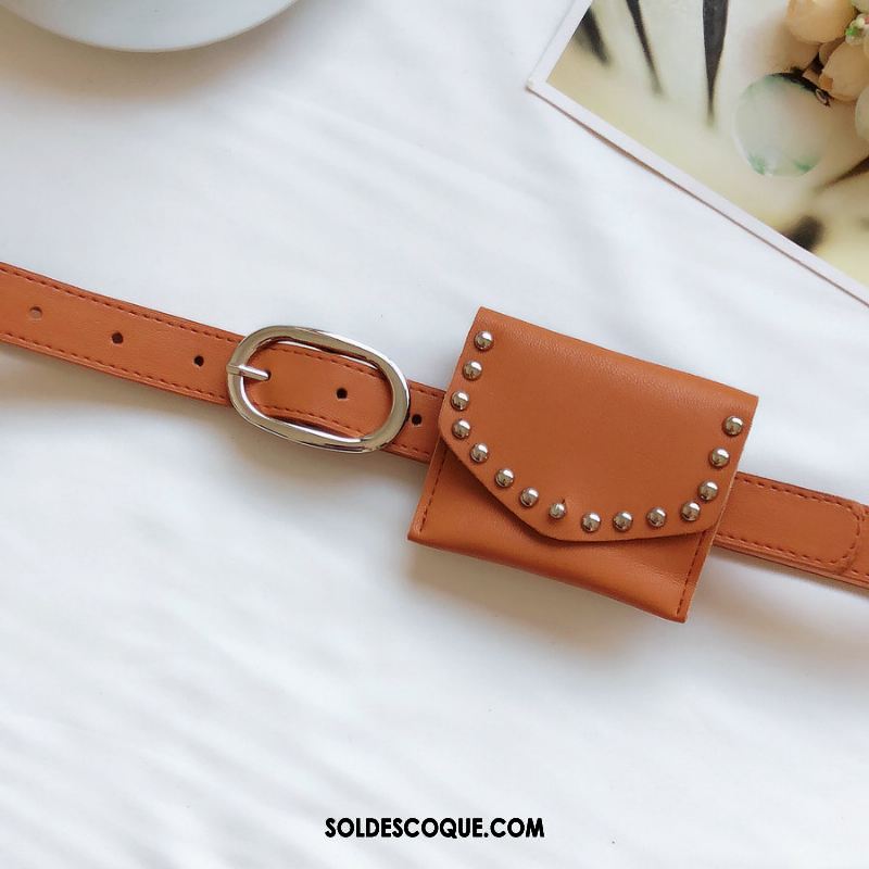 Ceinture Femme Noir Bien All-match Tendance Simple En Ligne