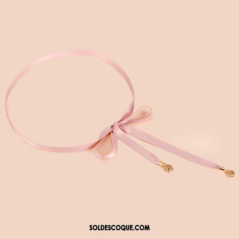 Ceinture Femme Rose Simple Fleur Décoration Doux En Ligne