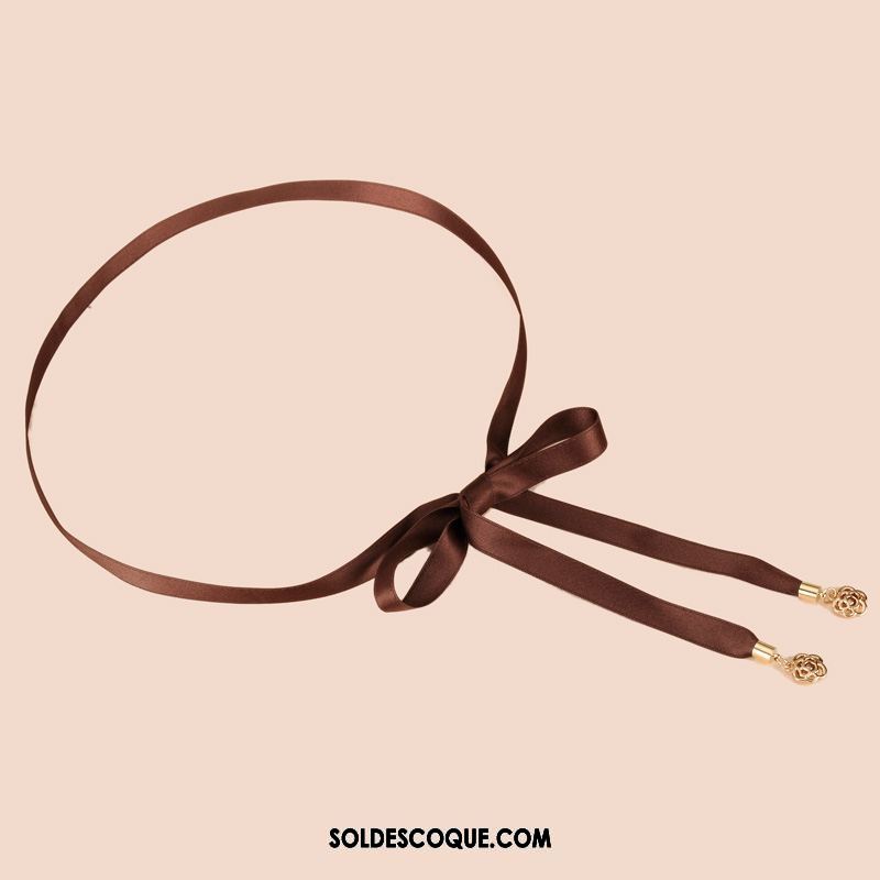 Ceinture Femme Rose Simple Fleur Décoration Doux En Ligne