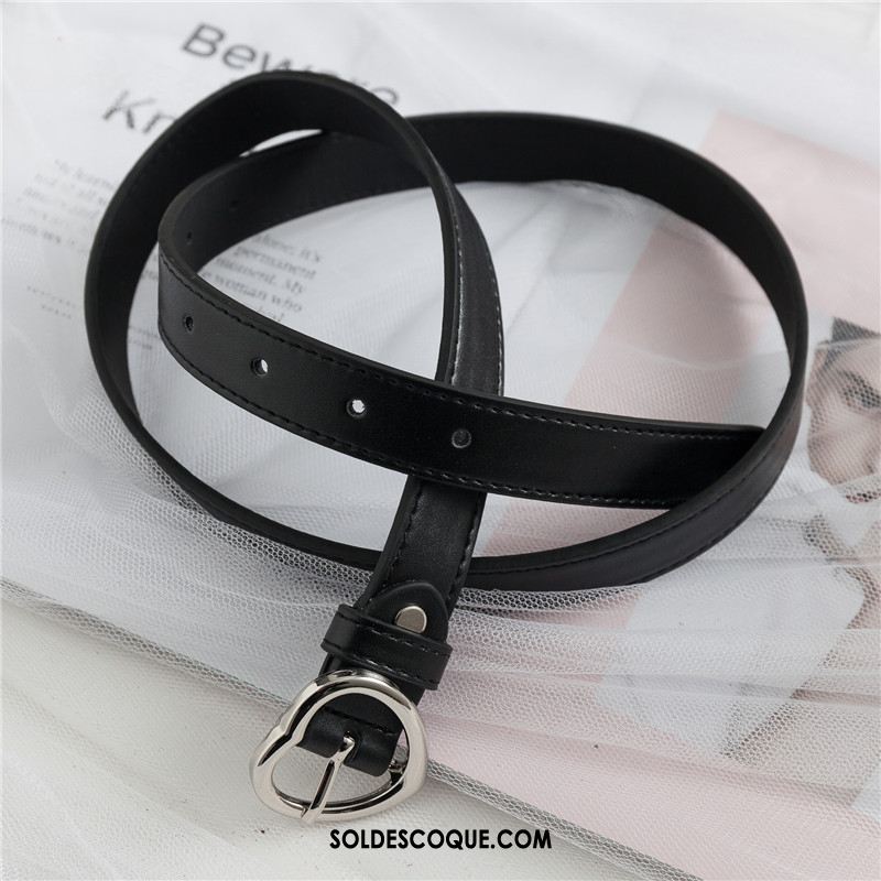 Ceinture Femme Rétro Charmant Décoration Noir Amour En Vente