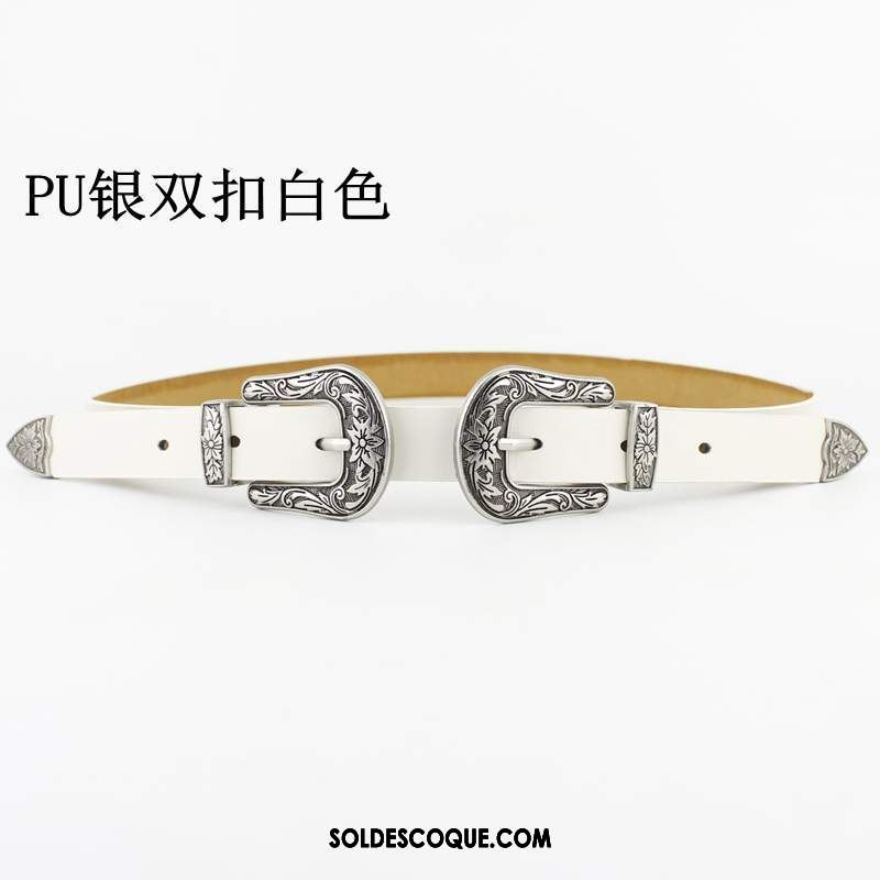 Ceinture Femme Simple Le Nouveau Boucle Noir Loisir En Ligne