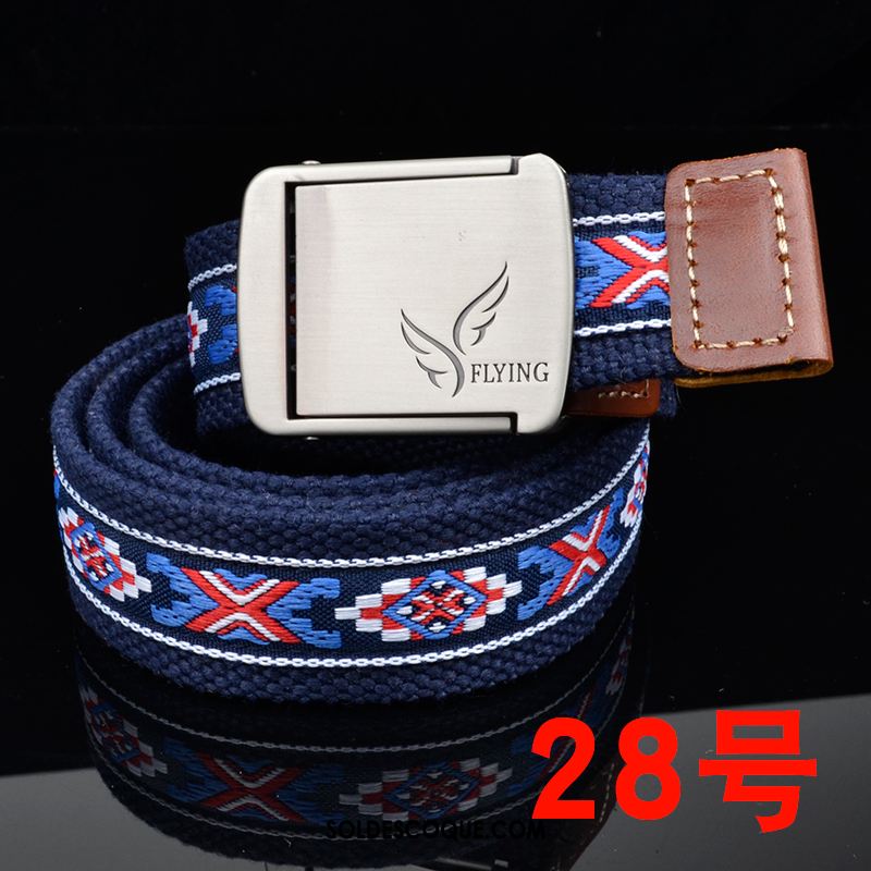 Ceinture Femme Étudiant Mode Original Bleu Grande Taille France