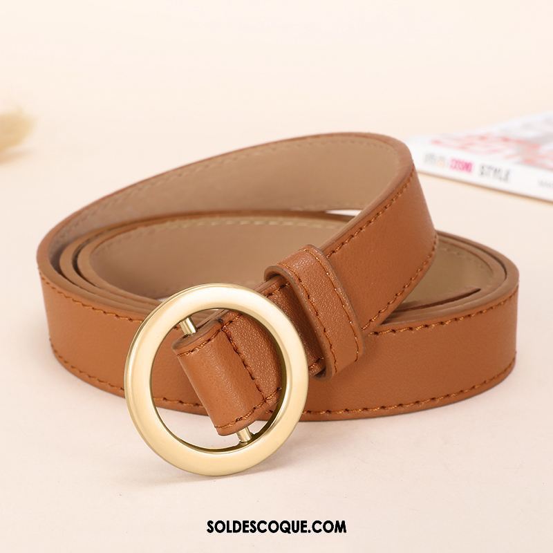 Ceinture Femme Étudiant Mode Rose Rétro Simple En Ligne