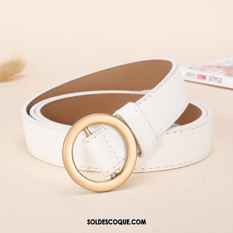 Ceinture Femme Étudiant Mode Rose Rétro Simple En Ligne