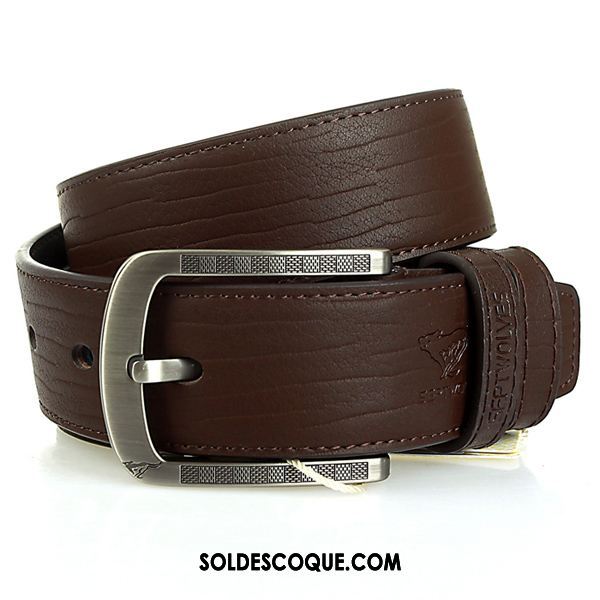 Ceinture Homme All-match Entreprise Noir Jeunesse Authentique En Vente