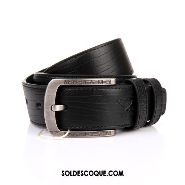 Ceinture Homme All-match Entreprise Noir Jeunesse Authentique En Vente