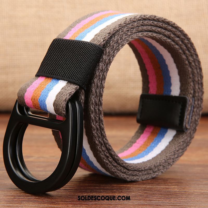 Ceinture Homme Allongé Les Adolescents Mode Gris Étudiant Pas Cher