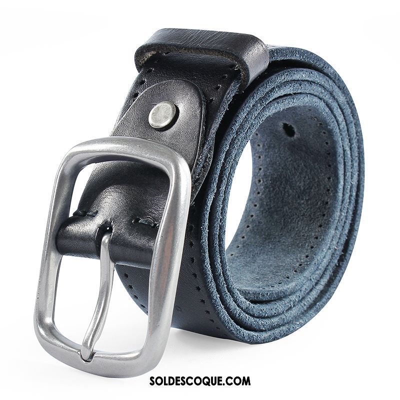 Ceinture Homme Authentique Boucle Cuir De Vache Jeans Jeunesse En Vente