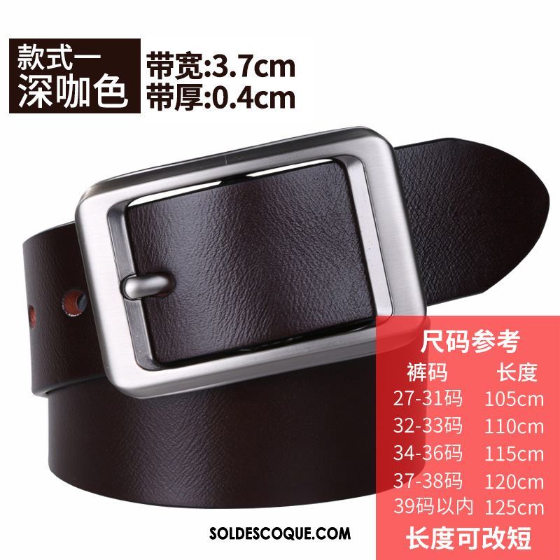 Ceinture Homme Couche De Tête Boucle Jeunesse Loisir Âge Moyen Soldes