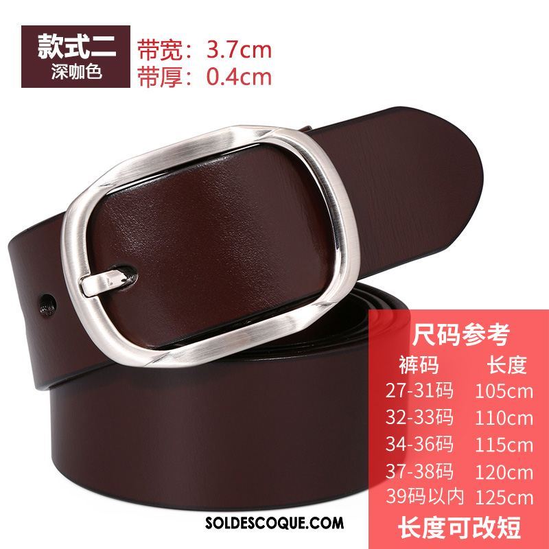 Ceinture Homme Couche De Tête Boucle Jeunesse Loisir Âge Moyen Soldes