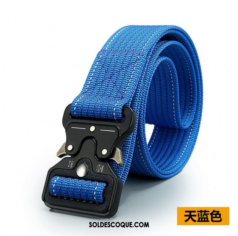 Ceinture Homme Flexible Nylon Tactique Plus Épais Femme Pas Cher