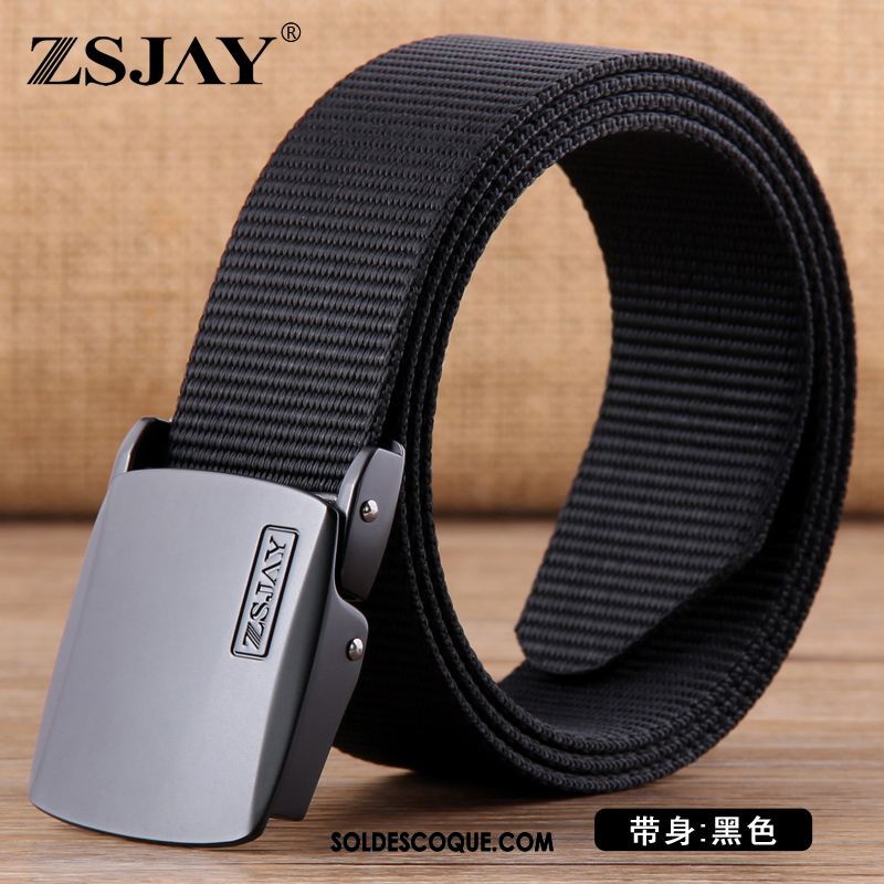 Ceinture Homme Grande Taille Allongé Tactique Toile Soldes