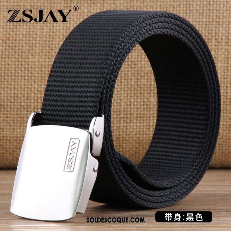 Ceinture Homme Grande Taille Allongé Tactique Toile Soldes