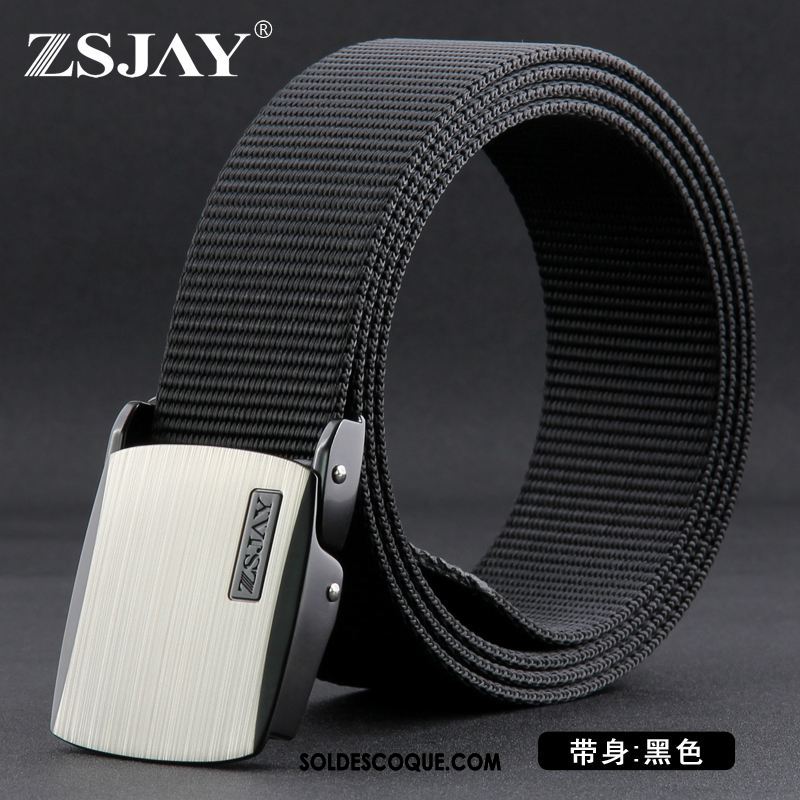 Ceinture Homme Grande Taille Allongé Tactique Toile Soldes