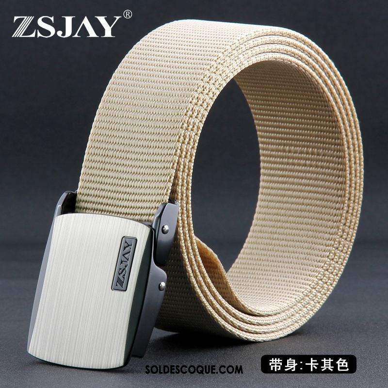 Ceinture Homme Grande Taille Allongé Tactique Toile Soldes