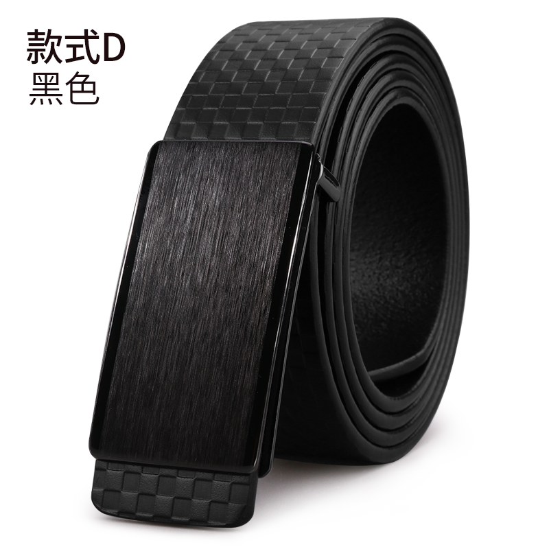 Ceinture Homme Jeunesse Cuir Véritable Couche De Tête Âge Moyen Cuir De Vache Pas Cher