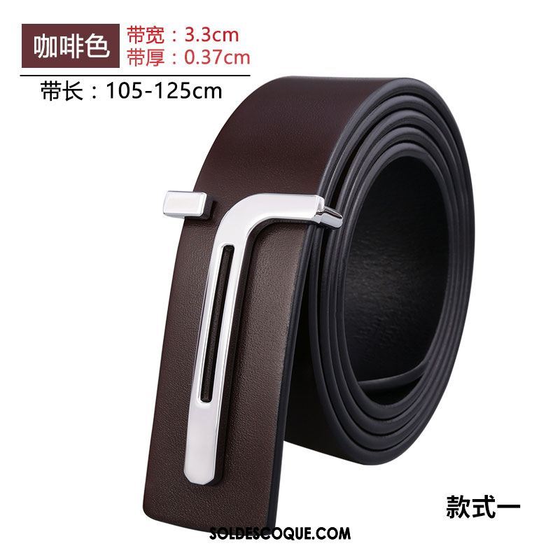 Ceinture Homme Jeunesse Le Nouveau Loisir Lisse Simple Pas Cher