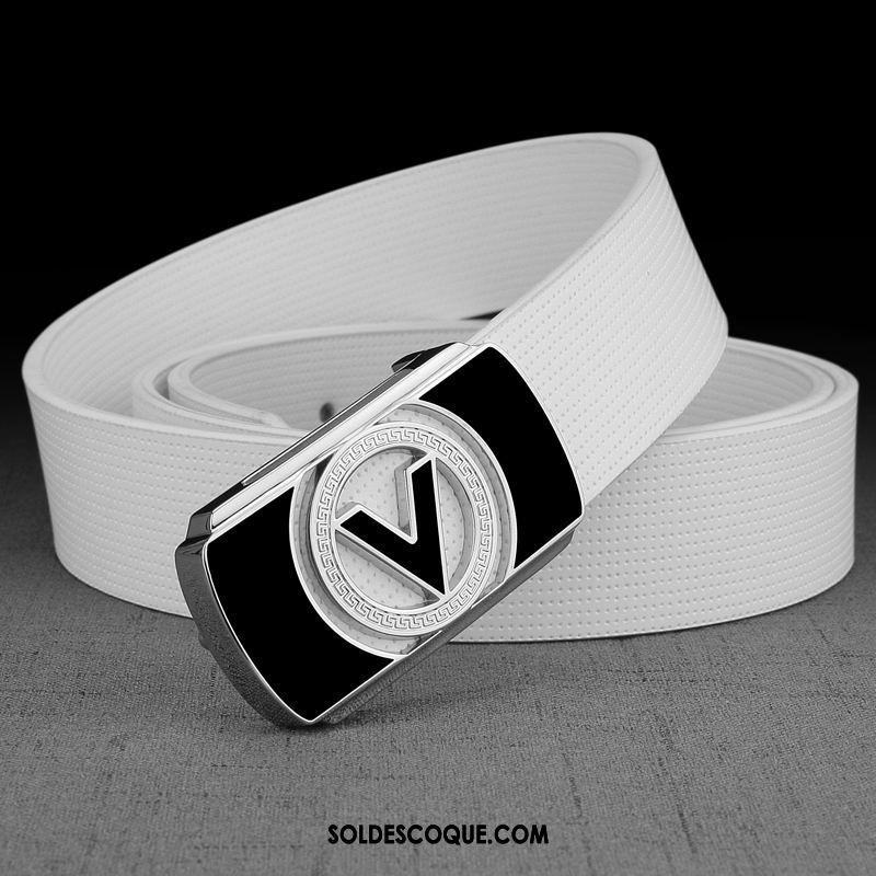 Ceinture Homme Loisir Cuir Véritable Étudiant Jeunesse Tendance Pas Cher