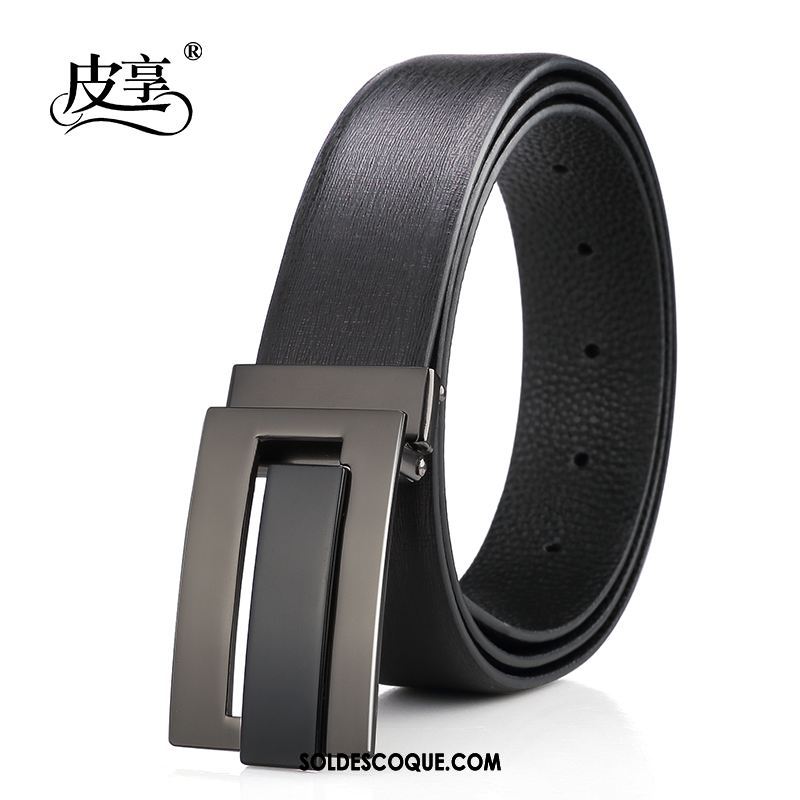 Ceinture Homme Loisir Vêtements De Cérémonie Couche De Tête Entreprise Lisse Soldes