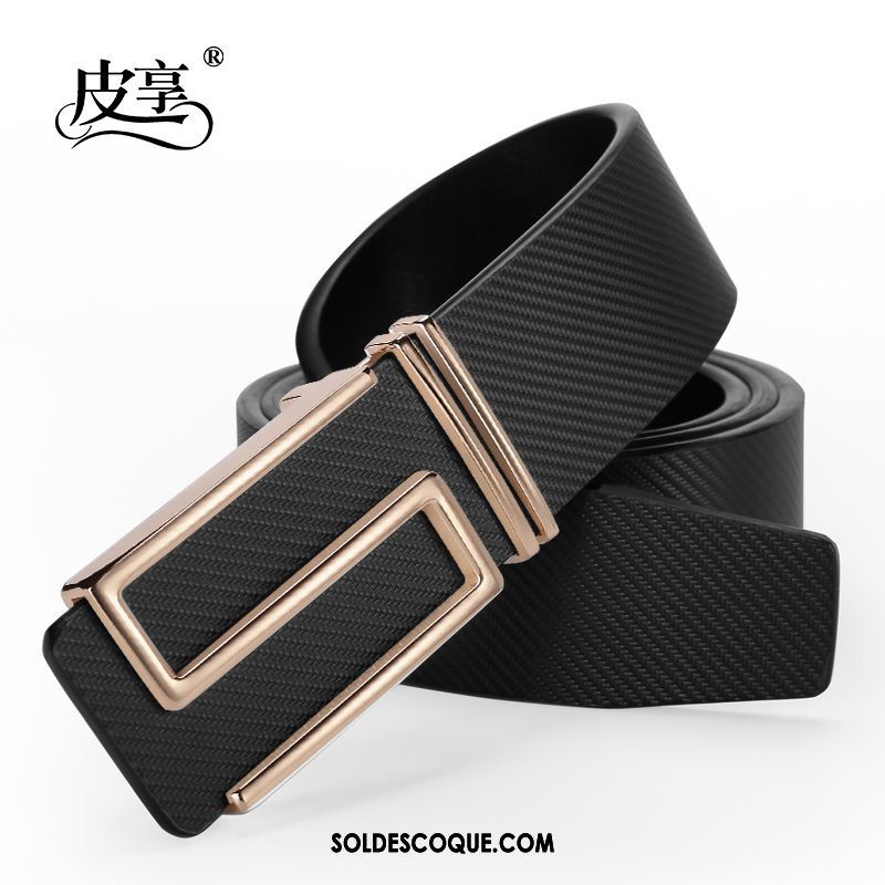 Ceinture Homme Mode Blanc Lettre Lisse Loisir Soldes