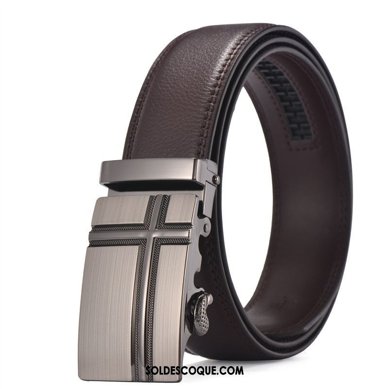 Ceinture Homme Pas Cher Noir Étudiant Peau Douce Jeans Soldes