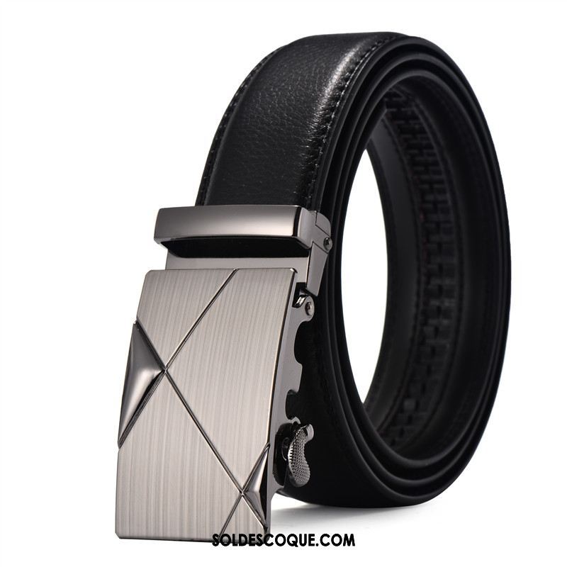 Ceinture Homme Pas Cher Noir Étudiant Peau Douce Jeans Soldes