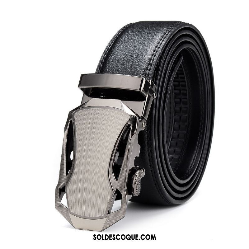 Ceinture Homme Pas Cher Noir Étudiant Peau Douce Jeans Soldes