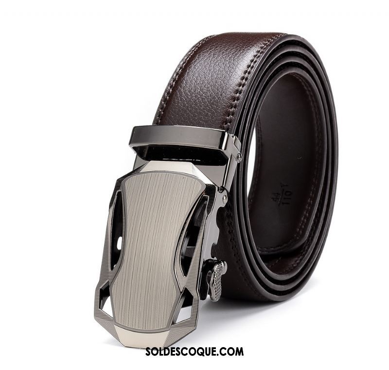 Ceinture Homme Pas Cher Noir Étudiant Peau Douce Jeans Soldes