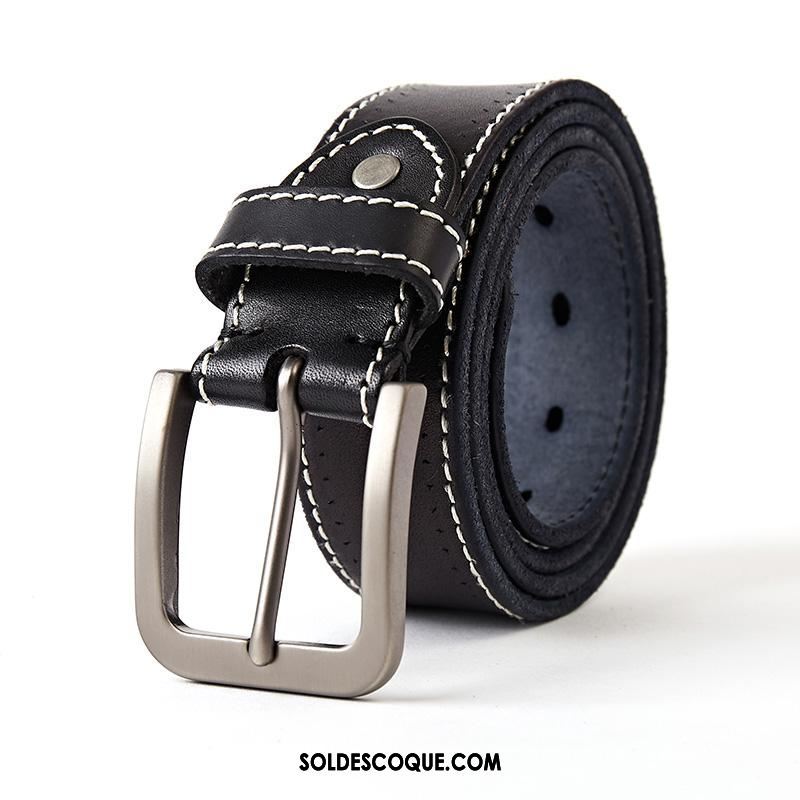 Ceinture Homme Rouge Boucle Jeunesse Cuir Véritable Cuir De Vache Pas Cher