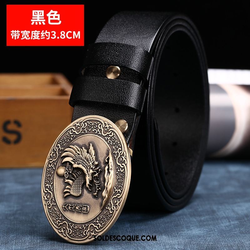 Ceinture Homme Rétro Pure Personnalité Jeans Tendance Pas Cher