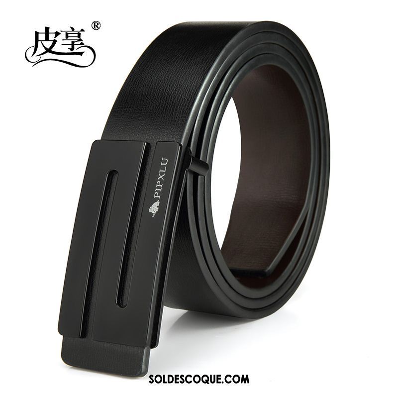 Ceinture Homme Simple Mode Étudiant Noir Lettre En Vente