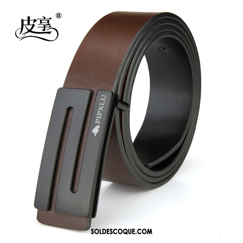 Ceinture Homme Simple Mode Étudiant Noir Lettre En Vente