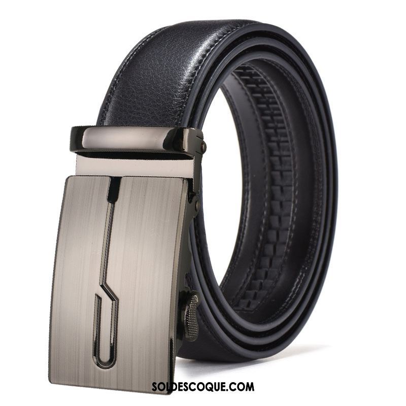 Ceinture Homme Tendance Entreprise Simple Boucle Automatique All-match En Ligne