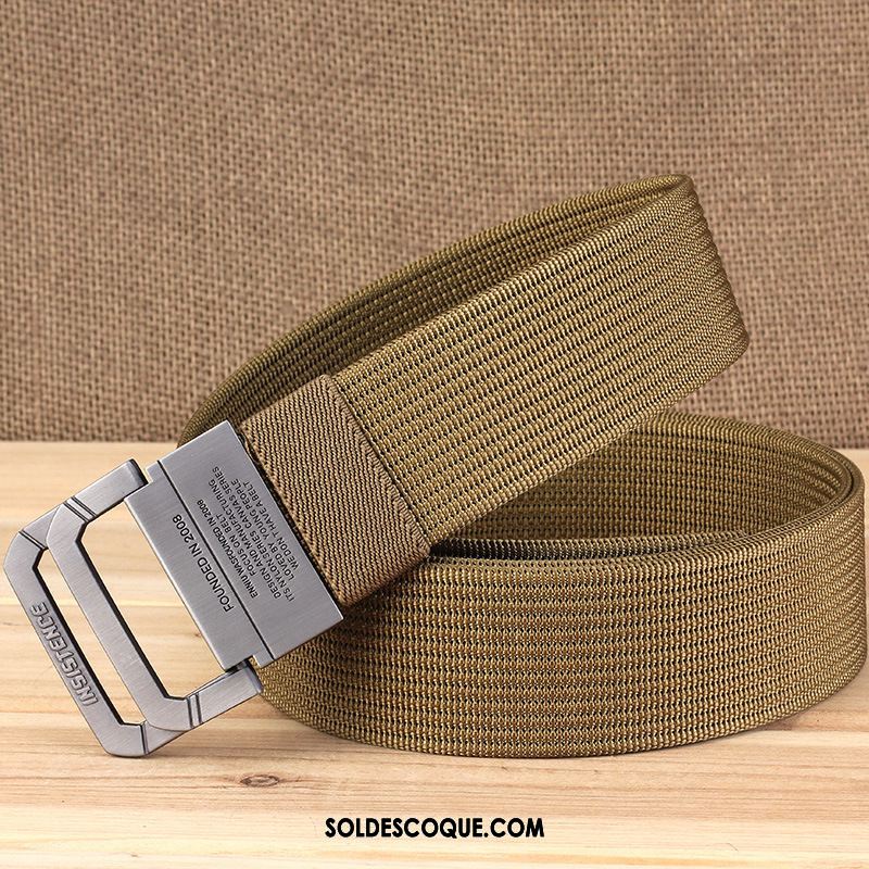 Ceinture Homme Tendance Loisir Denim Allongé Gris Pas Cher