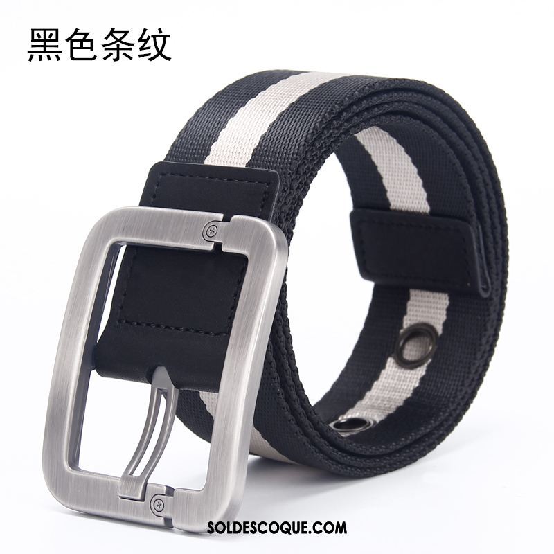 Ceinture Homme Toile Boucle Jeunesse Loisir Tendance Soldes