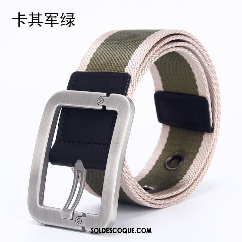 Ceinture Homme Toile Boucle Jeunesse Loisir Tendance Soldes