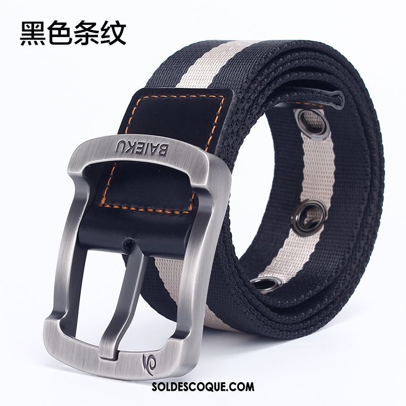 Ceinture Homme Toile Boucle Jeunesse Loisir Tendance Soldes