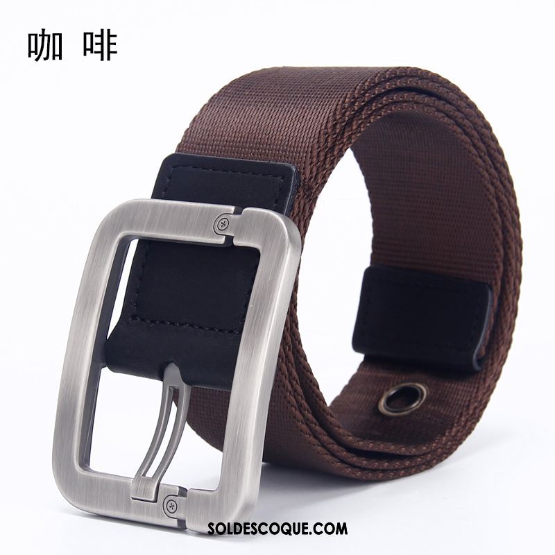 Ceinture Homme Toile Boucle Jeunesse Loisir Tendance Soldes