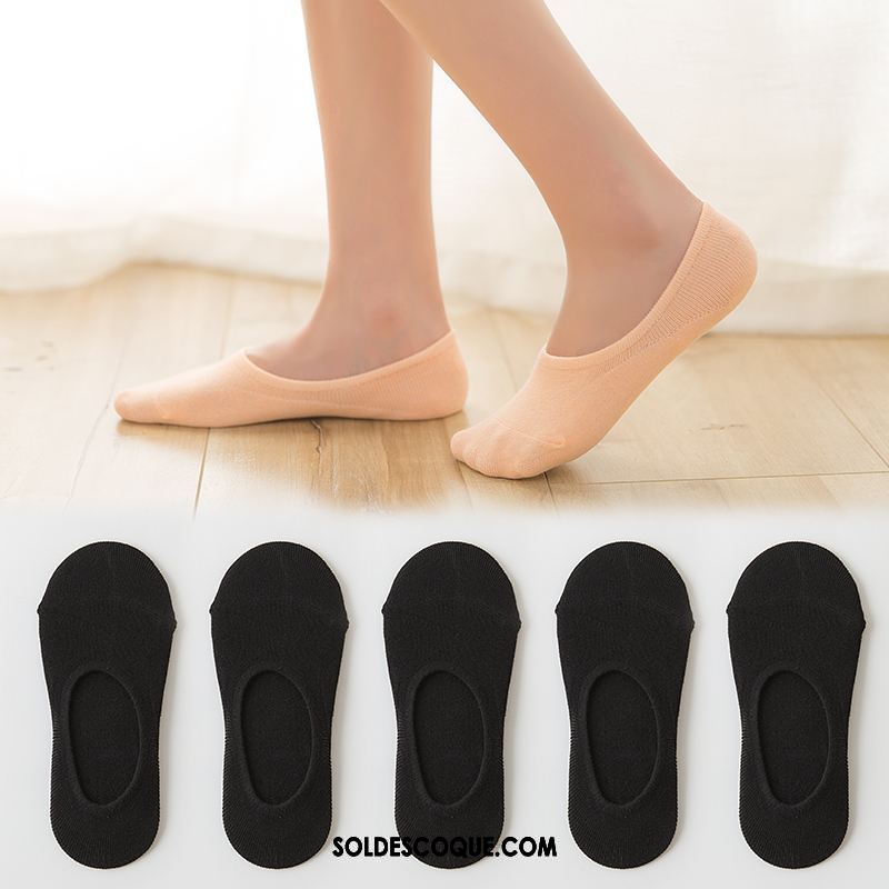 Chaussette Femme Antidérapant Charmant Faible Vert Chaussette Basse Coupée Pas Cher