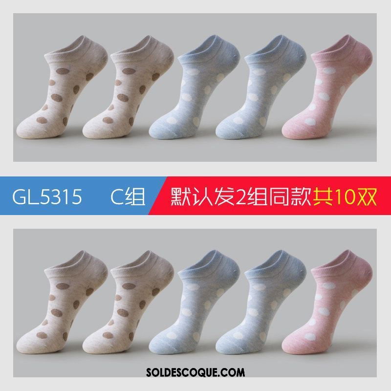 Chaussette Femme Antidérapant Silicone Chaussette Courte Ultra Charmant Soldes