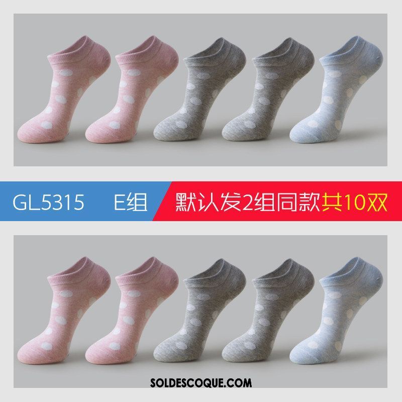 Chaussette Femme Antidérapant Silicone Chaussette Courte Ultra Charmant Soldes