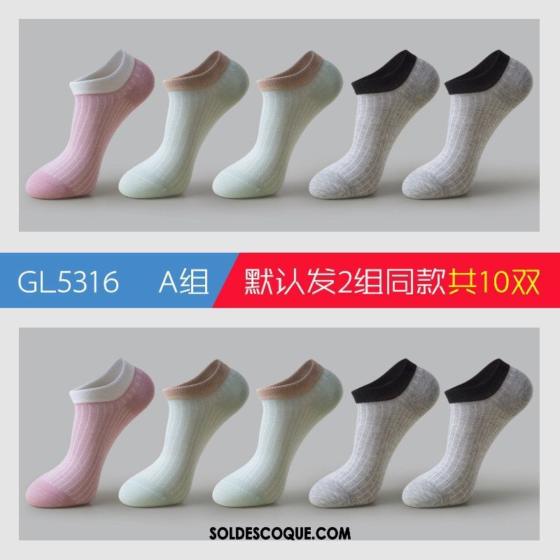 Chaussette Femme Antidérapant Silicone Chaussette Courte Ultra Charmant Soldes