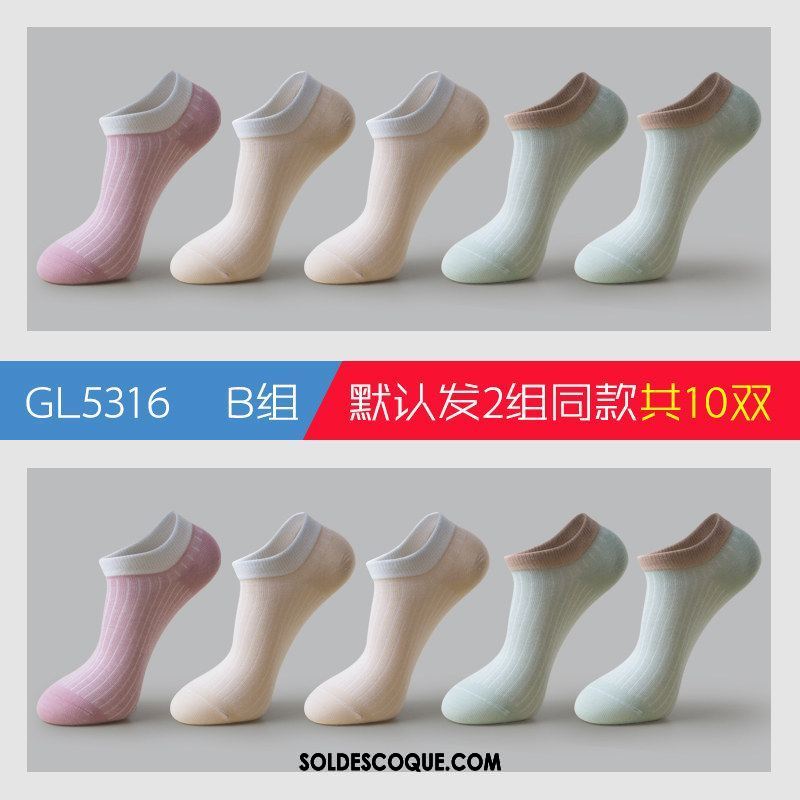 Chaussette Femme Antidérapant Silicone Chaussette Courte Ultra Charmant Soldes